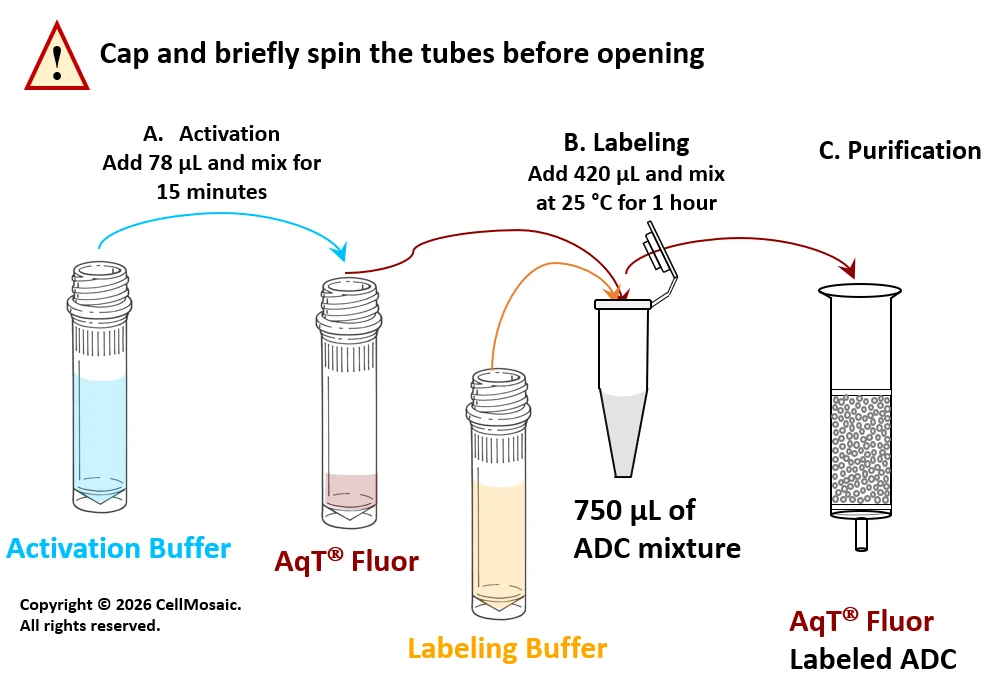 AqT&reg; Fluor 750 ADC Labeling WorkFlow