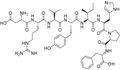 Chemical Structure of Angiotensin II (1-8) (Human)