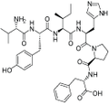 Chemical structure of Angiotensin IV (human)