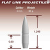 Warner Tool - 6mm 88gr Flat Line Projectiles - 100 ct