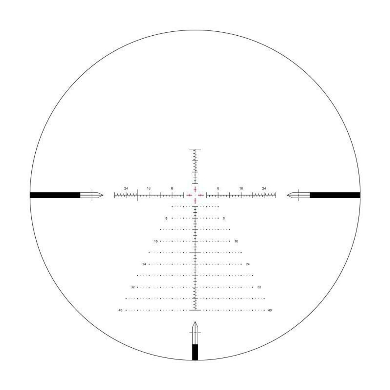 Arken SH4J 6-24X50 FFP MOA VPR Illuminated Reticle with Zero Stop - 34mm Tube