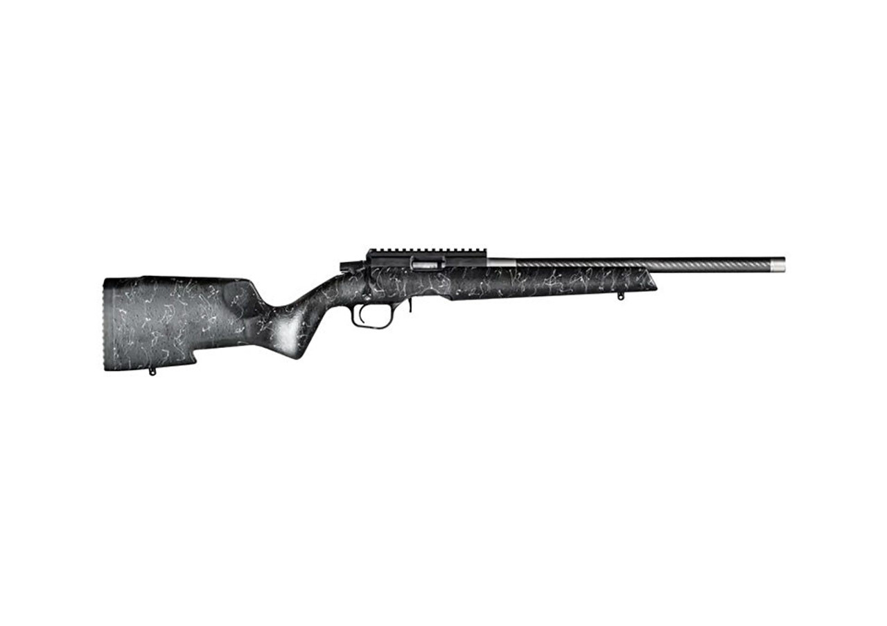 CHRISTENSEN ARMS RANGER 22LR, 18" BARREL 1:16 - BLACK STOCK WITH GREY WEBBING