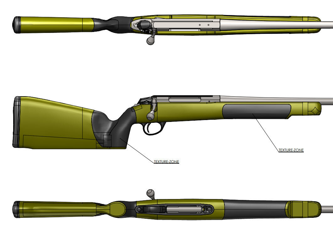 Unknown Munitions Rokstok  RH Tikka Sendero Recon Trinity Rail