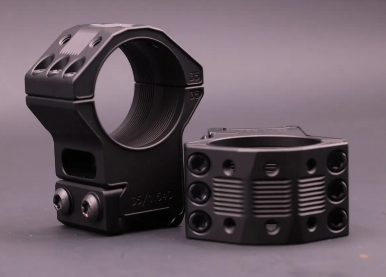 Ops 2 Rings Grey Ops CNC 35mm Tactical Scope Rings