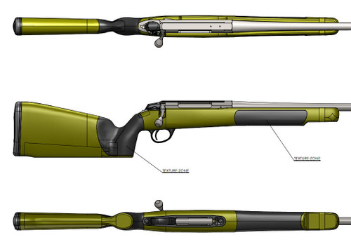 Copy of Unknown Munitions Rokstok Tikka #3 carbon LEFT hand