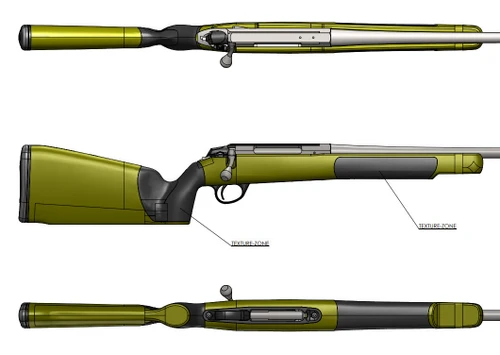 Unknown Munitions Rokstok  RH Tikka Sporter Commander Trinity Rail