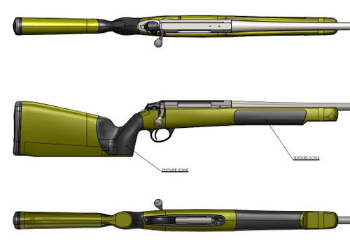 Unknown Munitions Rokstok  RH Tikka Sendero Recon Trinity Rail