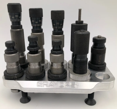 Grey Ops CNC Reloading Die Block