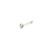 1.5 mm Sterling Silver Clear Color Nose Pins