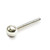 2 mm Rhodium Plated Sterling Silver Ball Nose Pin