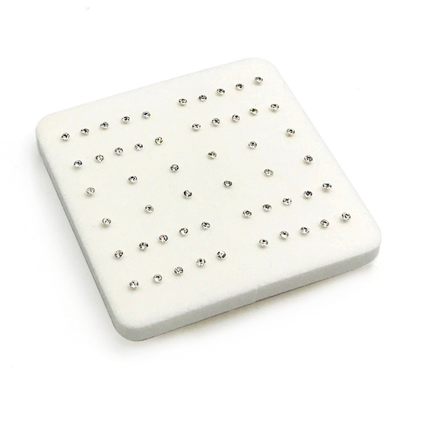 1.5 mm Sterling Silver Clear Color Nose Pins (52 pc box)