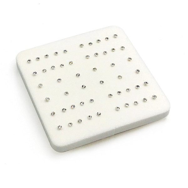 2 mm Sterling Silver Clear Color Nose Pins (52 pc box)