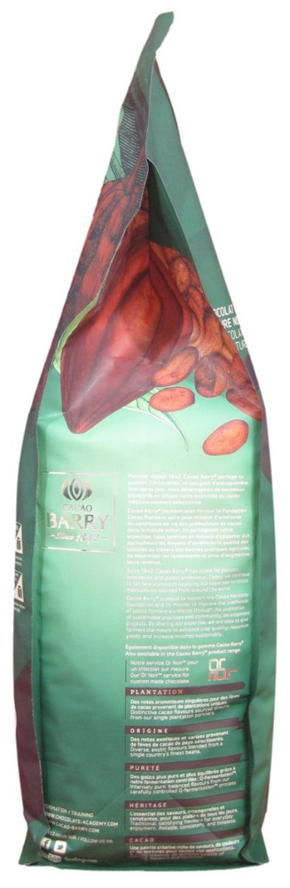 Cacao Barry Guayaquil Dark Chocolate Couverture.