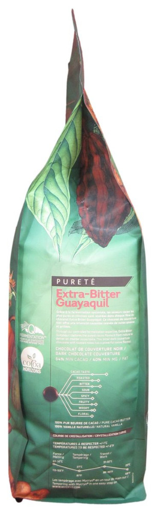 Cacao Barry Guayaquil Dark Chocolate Couverture.