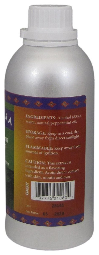 Gahara Pure Peppermint Extract for Baking and Pastry Use.