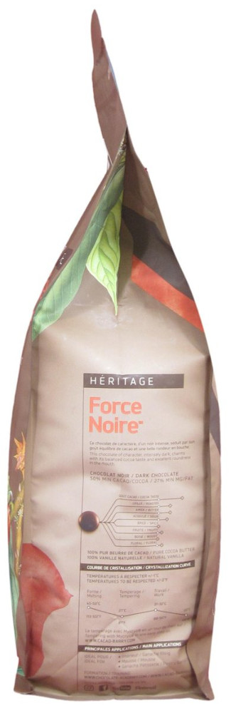 Cacao Barry Force Noire Dark Chocolate Couverture.