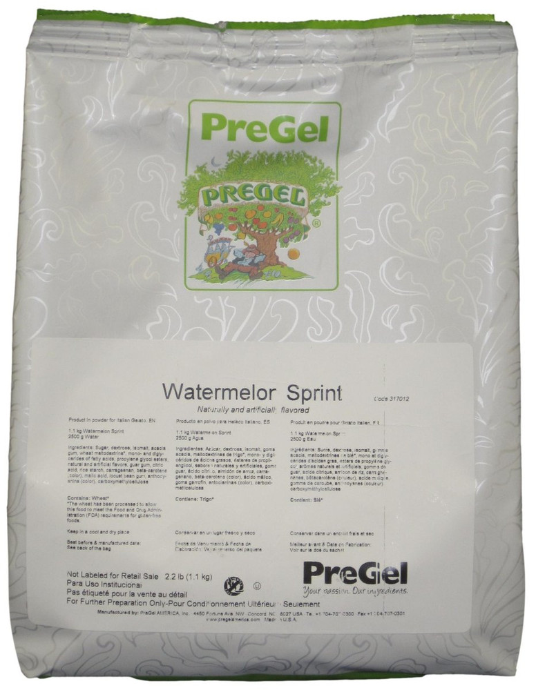 PreGel Watermelon Sprint Complete Gelato Mix.