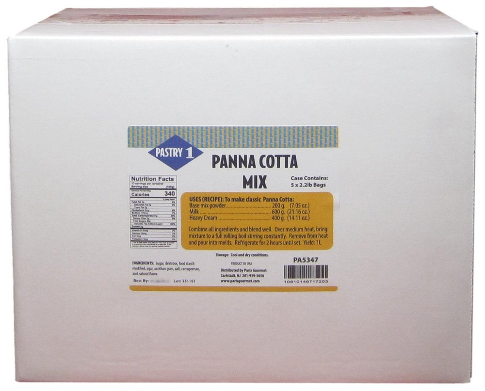 Pastry 1 Panna Cotta Mix for Baking and Pastry Use.