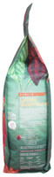Side of Cacao Barry Lactee Superieure milk chocolate pistoles bag, 11 lbs, showing the bag gusset with product code and lot information.
