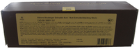 Back of Cacao Barry chocolate baking batons box, 300 count, 3.6 lbs, showing the ingredient panel, nutrition information, and lot details.