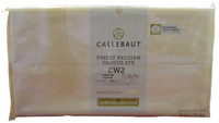 Callebaut CW2 White Chocolate Couverture Block.