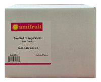 Amifruit Candied Orange Slices for Chocolate and Pastry Use.