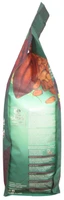 Side of Cacao Barry Excellence dark chocolate pistoles bag, 11 lbs, showing the bag gusset with product code and lot information.