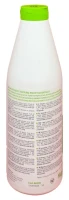 Side panel of PreGel forest berries dessert topping bottle, showing the ingredient list and nutrition information.