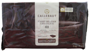Callebaut 811 Dark Chocolate Couverture Block.
