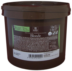 Cacao Barry Pate a Glacer Blonde Milk Chocolate Compound for Confectionery Use.