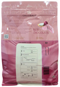 Callebaut Ruby Couverture Chocolate for Baking and Pastry Use.