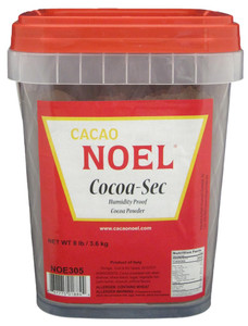 Cacao Noel Cocoa-Sec Humidity Proof Cocoa Powder 8 Lbs.