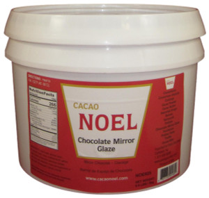 Cacao Noel Chocolate Mirror Glaze for Baking and Pastry Use.