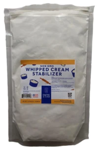 Front of Pastry Star Whipped Cream Stabilizer box, 1 lb size, showing the product label and the fine white stabilizing powder.