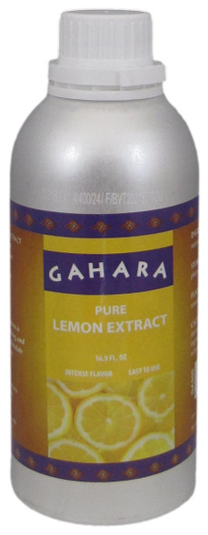 Gahara Pure Lemon Extract for Baking and Pastry Use.