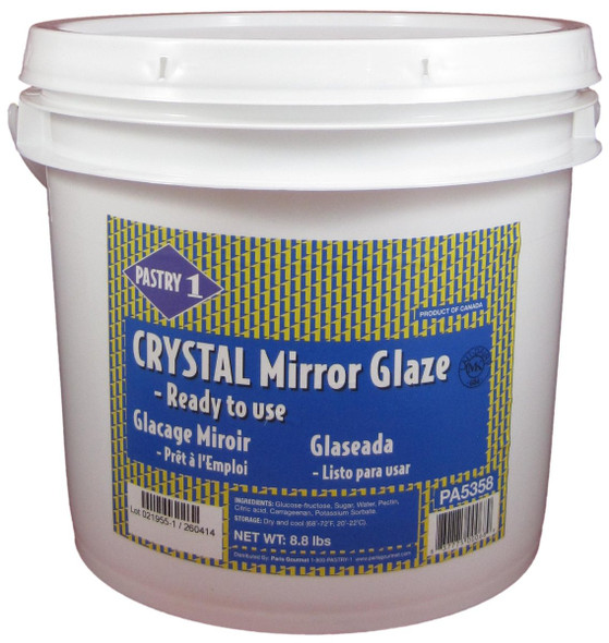 Pastry 1 Cristal Mirror Glaze for Baking and Pastry Use.