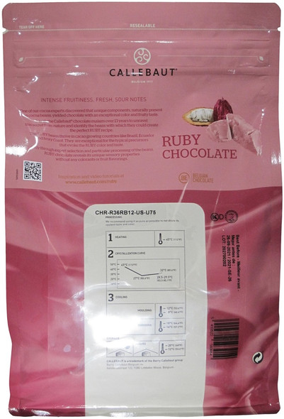 'Ruby' 33% Chocolate Callets - 5.5 Lbs