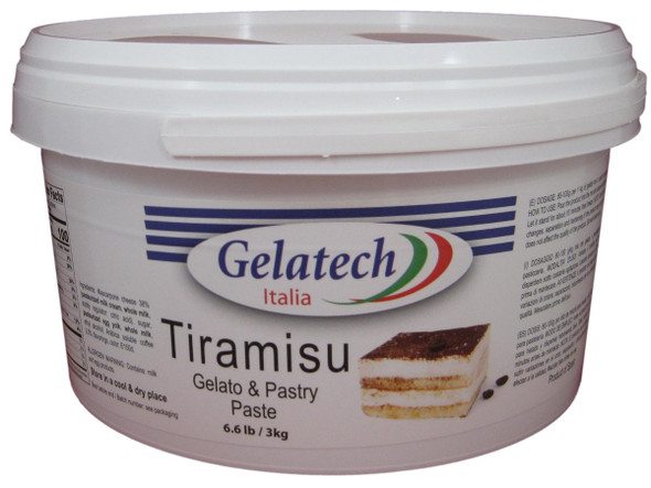 Gelatech Tiramisu Flavoring Paste for Gelato, Ice Cream, Sorbetto, and Pastry.