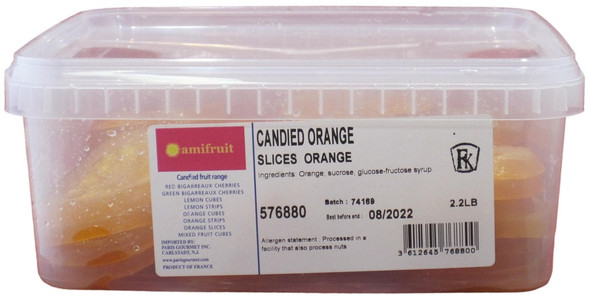 Candied Orange Slices - 2.2 Lbs