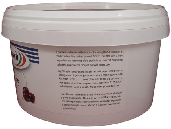 Gelatech Amarena Cherries in Syrup for Chocolate, Pastries, and Baking.