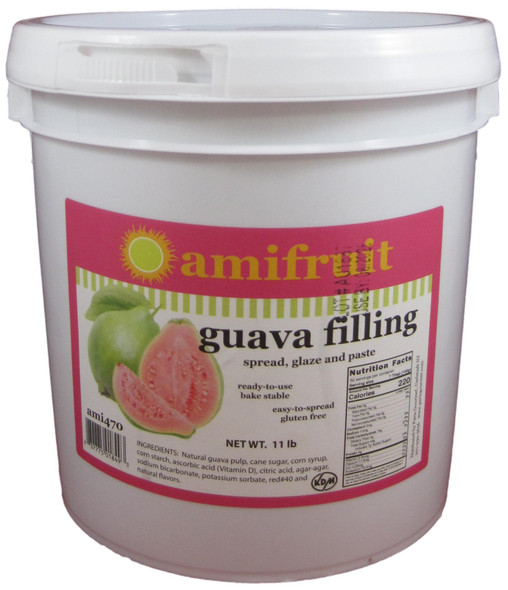 Amifruit Guava Flavoring Paste for Gelato, Ice Cream, Sorbetto, and Pastry.