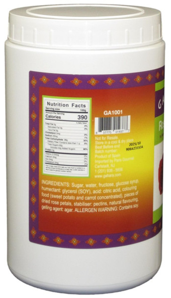 Gahara Rose Flavoring Paste for Gelato, Ice Cream, Sorbetto, and Pastry.