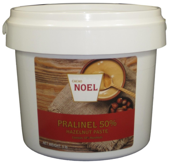 Cacao Noel Hazelnut Praline Paste 50% 10 Lbs.