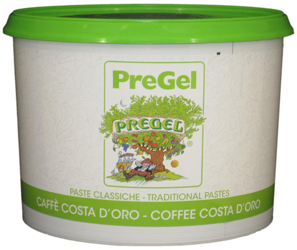 PreGel 'Caffe Costa D'Oro' Espresso Flavoring Paste for Gelato, Ice Cream, and Pastry Use.