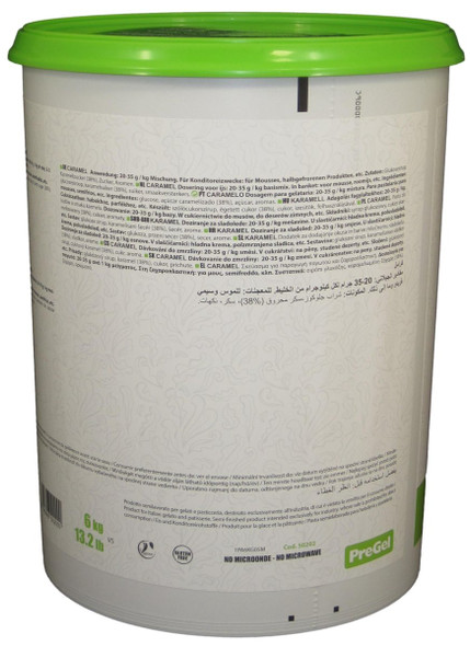 PreGel Dark Caramel Flavoring Paste for Gelato, Ice Cream, and Pastry Use.