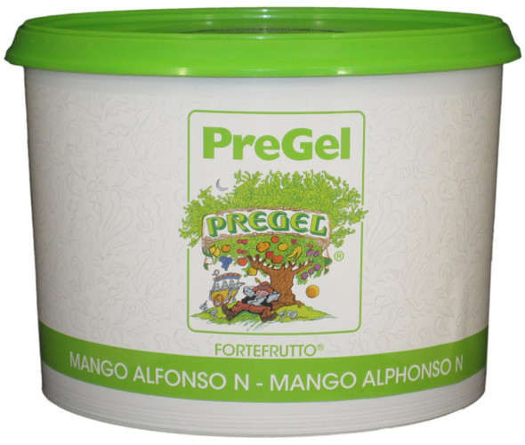PreGel Alphonso Mango Flavoring Paste for Gelato, Ice Cream, and Pastry Use.