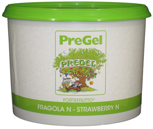 PreGel Strawberry Gelato Flavoring Paste 6.6 Lbs.