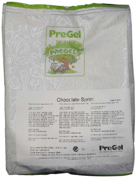 PreGel Chocolate Sprint Complete Gelato Mix.