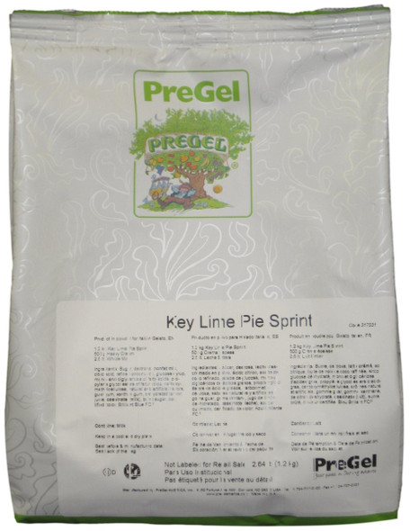 PreGel Key Lime Pie Sprint Complete Gelato Mix.