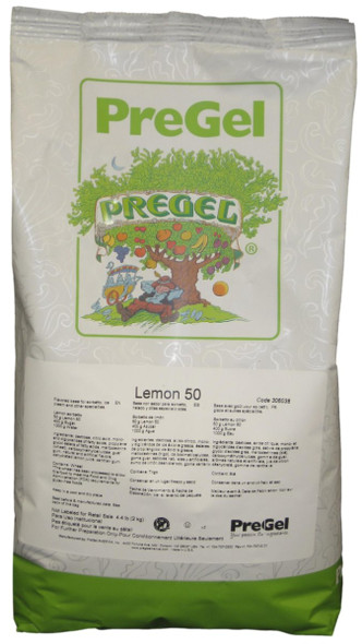 PreGel Creamy Lemon Sprint Complete Gelato Mix.